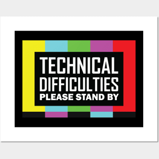 Please Stand By Posters and Art